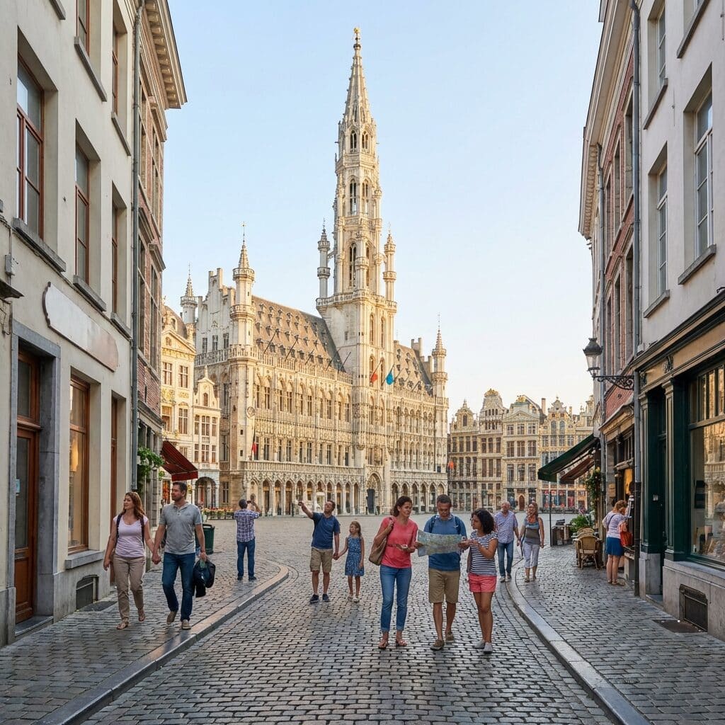 Street View of the Brussels Town Hall