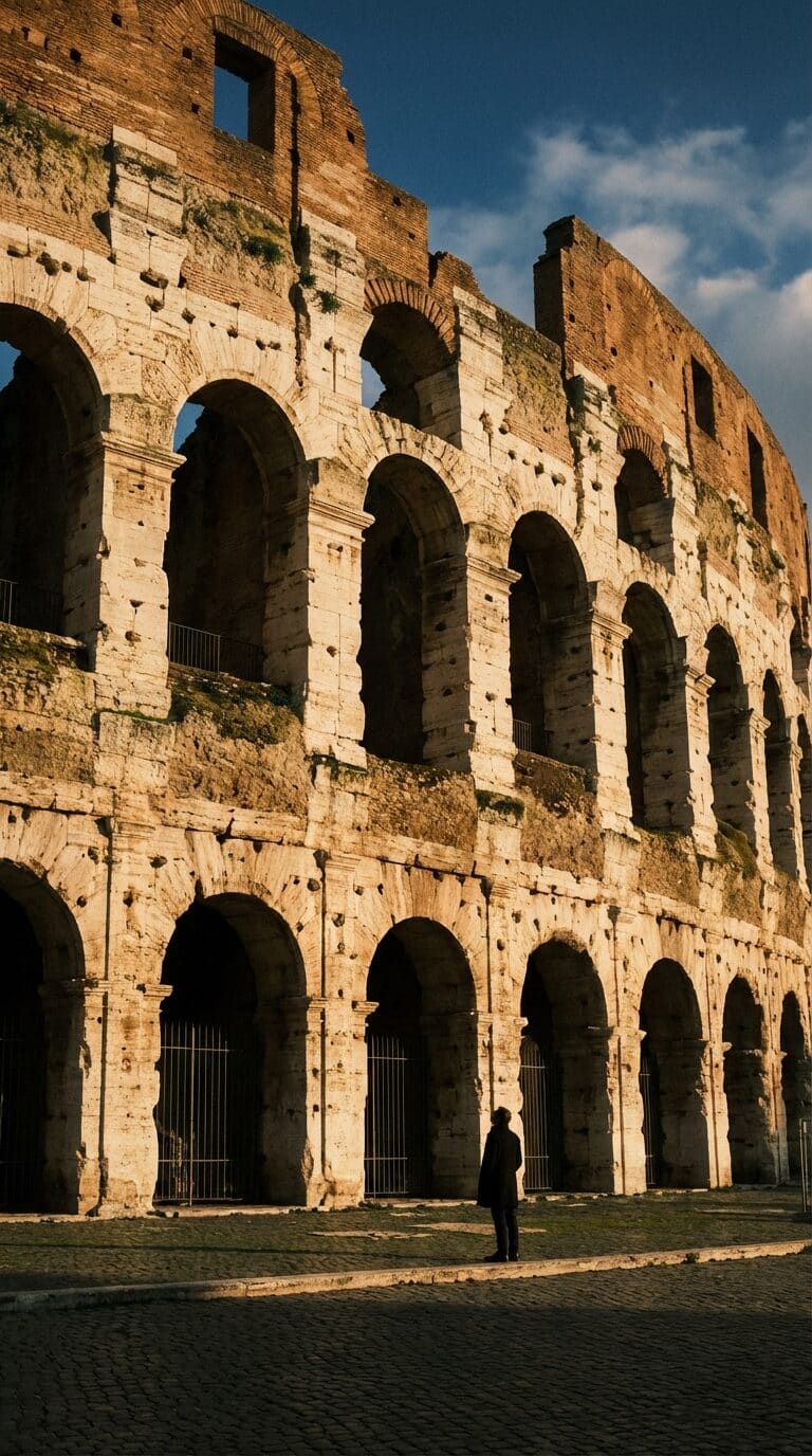 Exterior of the Colosseum in Rome