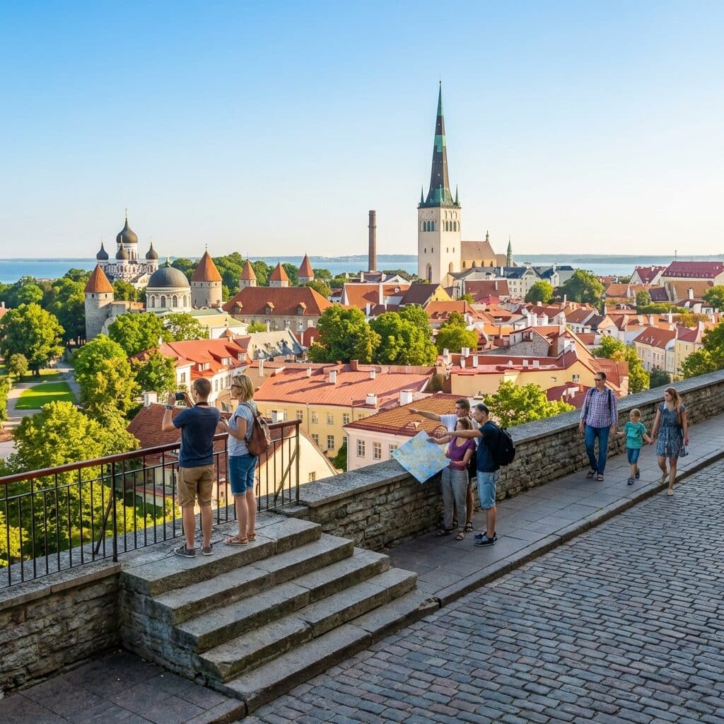Scenic Viewpoint Overlooking Tallinn's Old Town