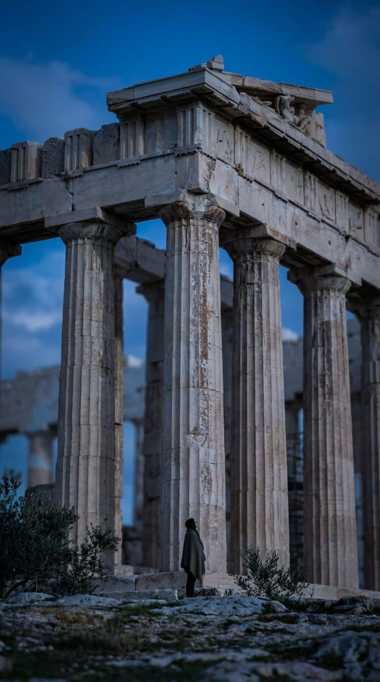 The Parthenon on the Acropolis of Athens