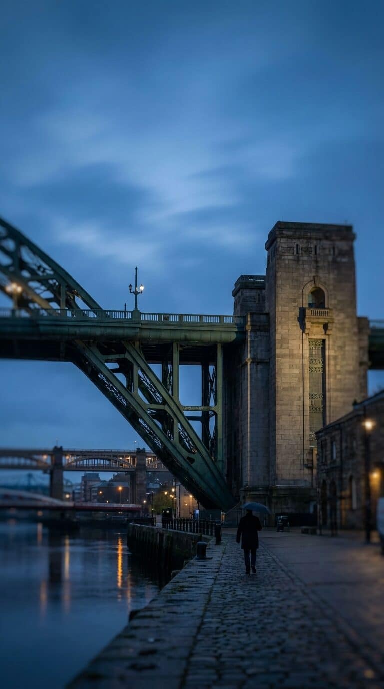 Tyne Bridge at Dusk in Newcastle upon Tyne