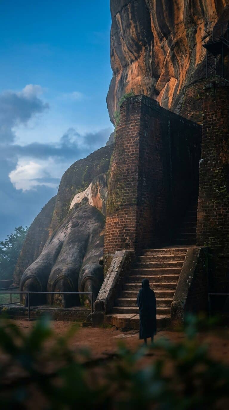 The Lion Gate at Sigiriya Rock, Sri Lanka