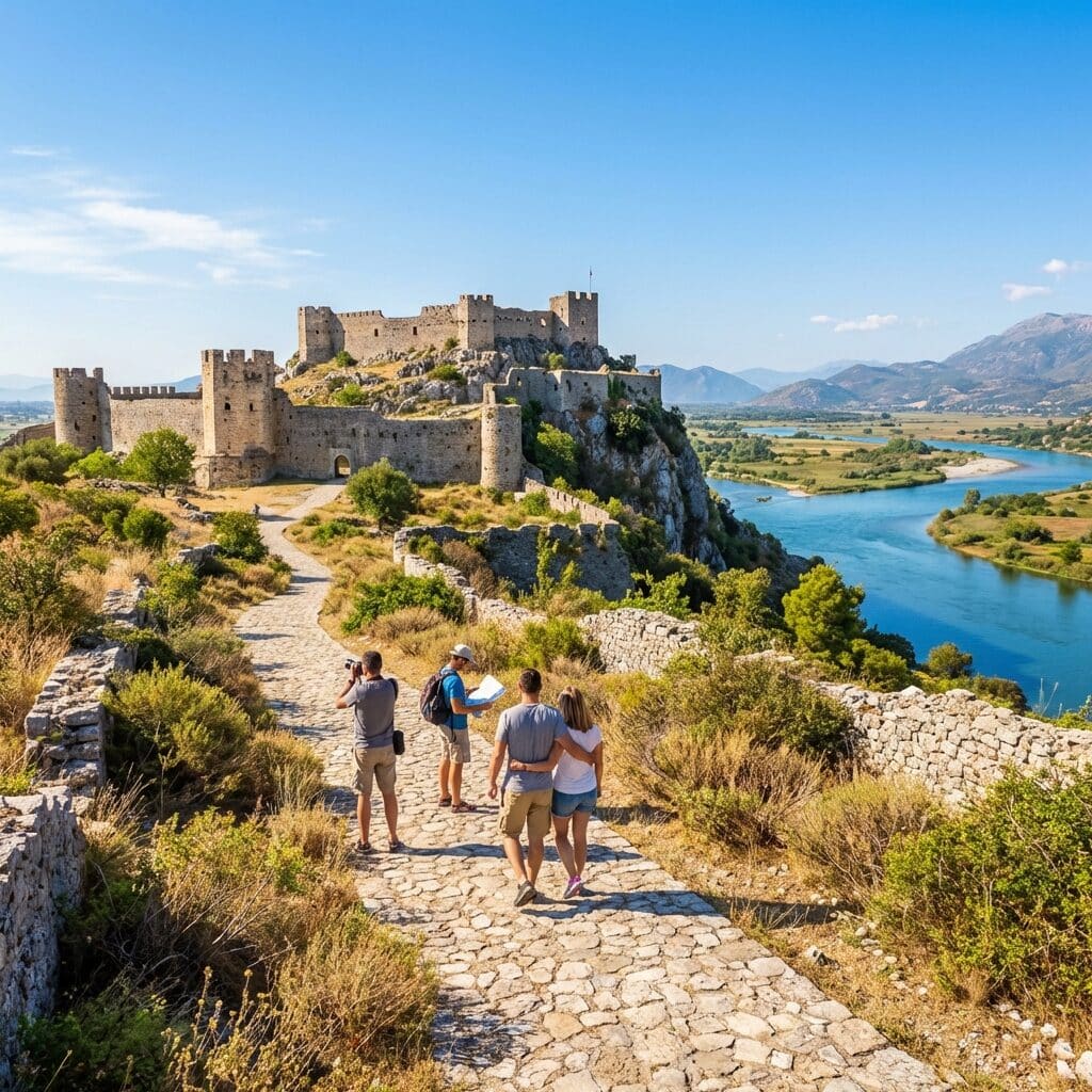 Rozafa Castle Overlooking the Buna River