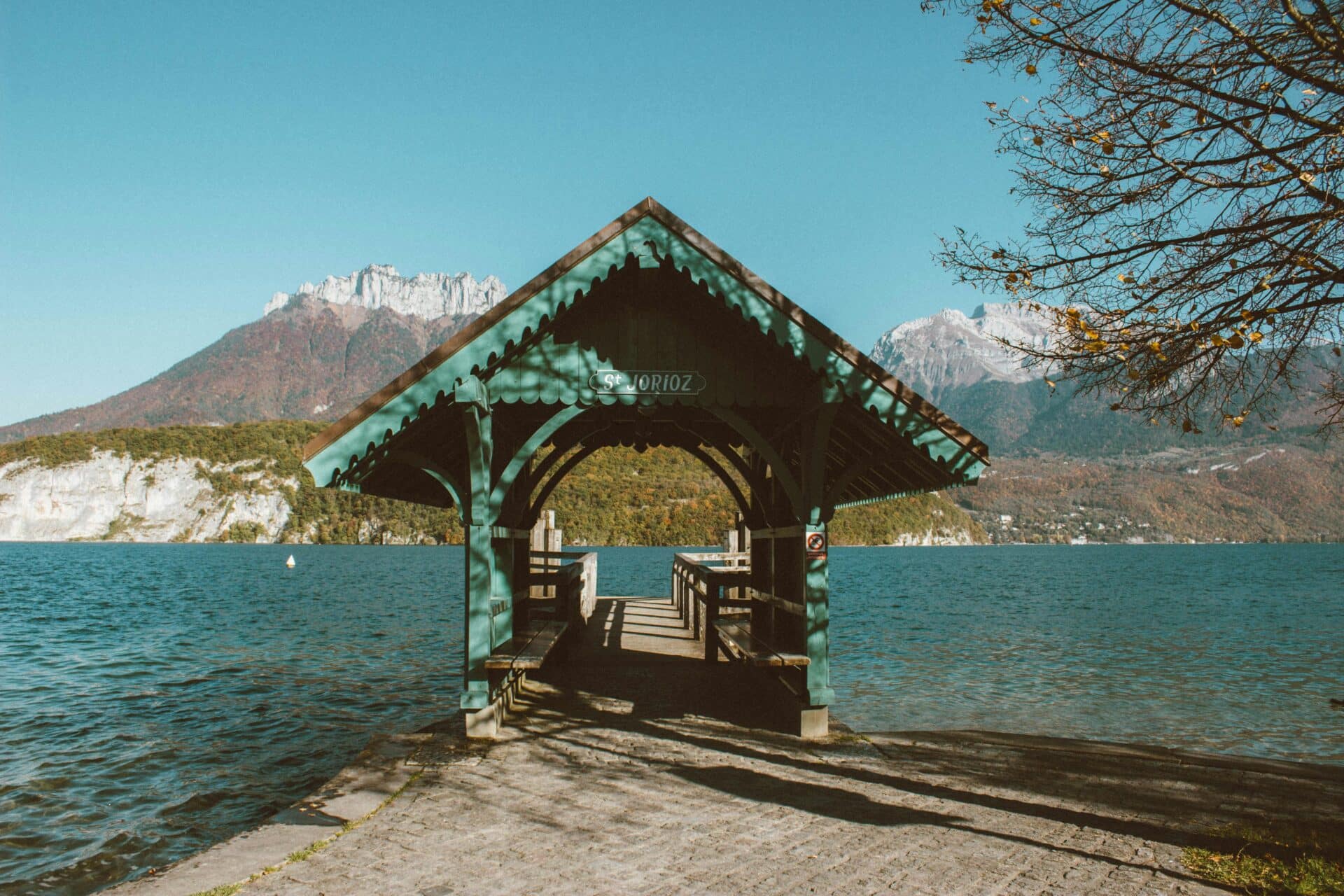 Saint-Jorioz Pier on Lake Annecy