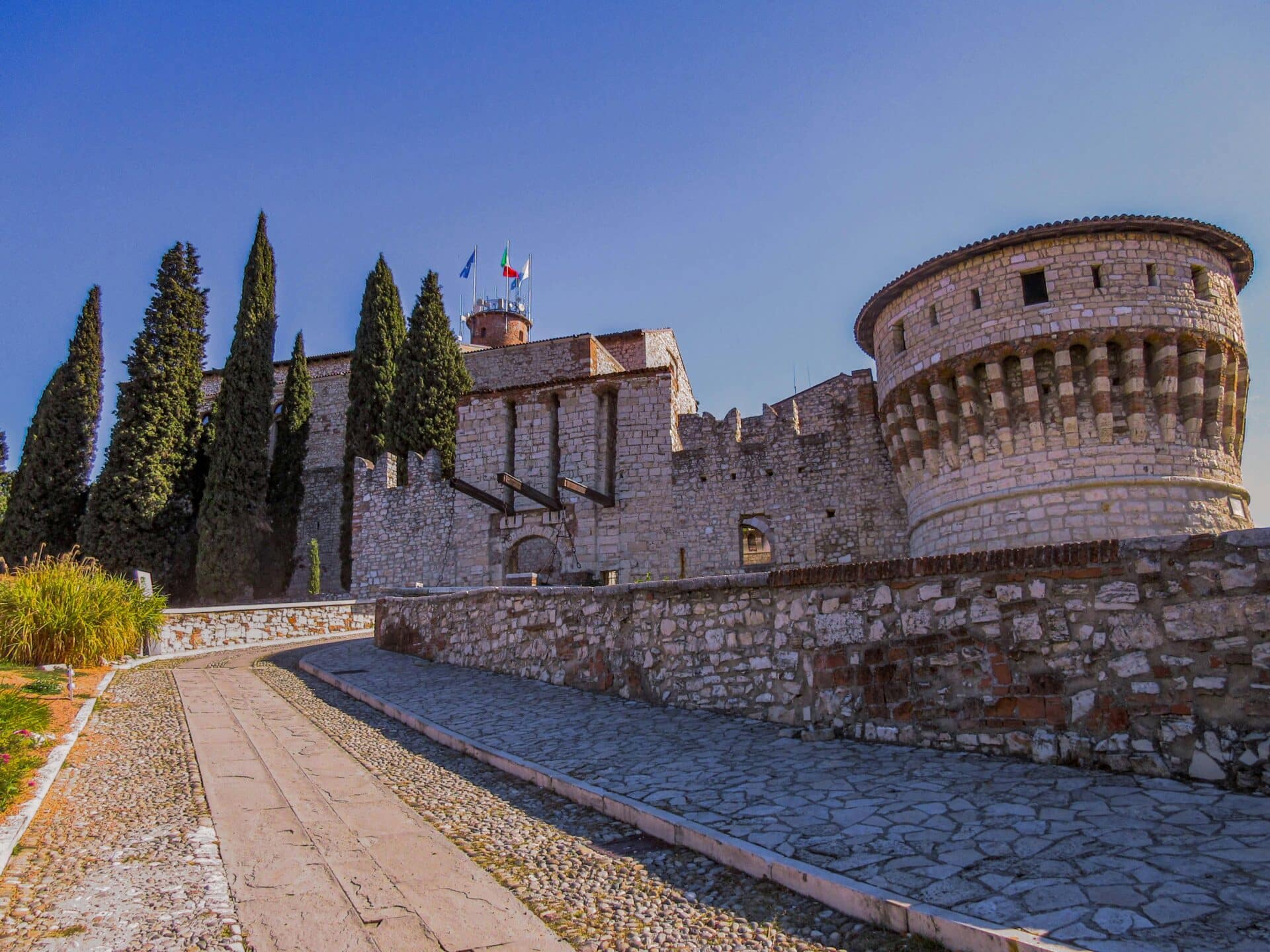 Brescia Castle Walls and Tower