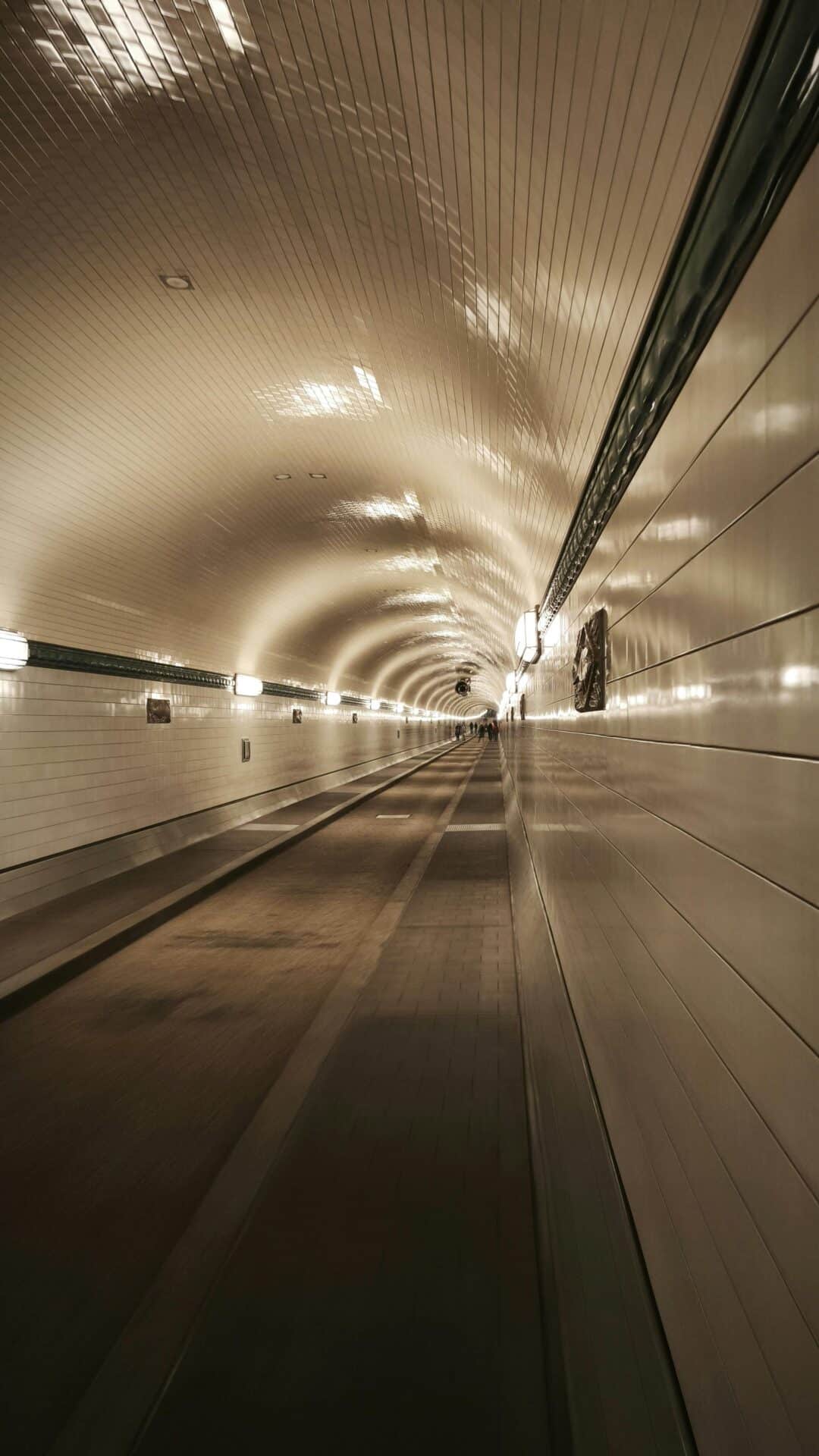 The Old Elbe Tunnel (Alter Elbtunnel) in Hamburg