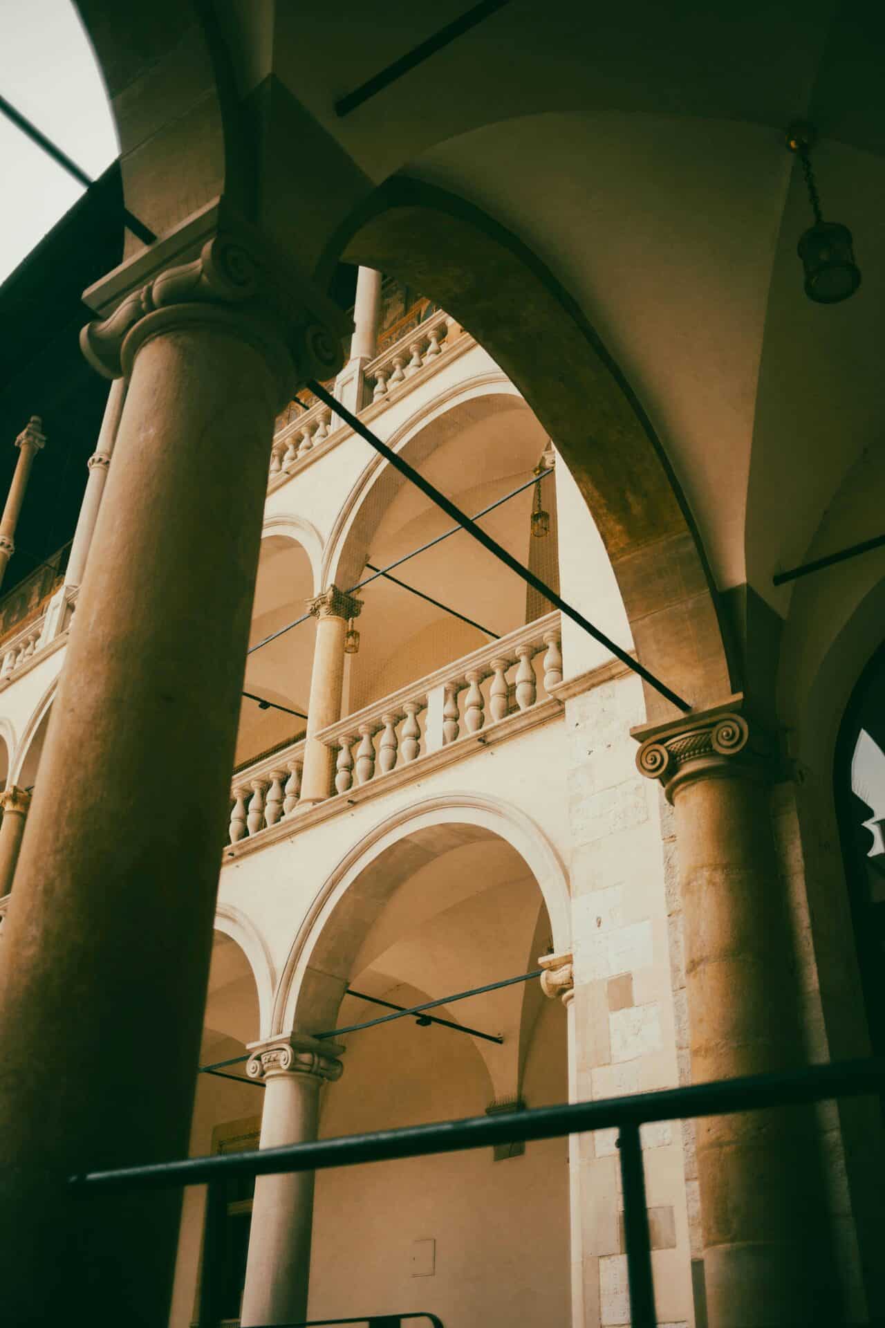 Renaissance Courtyard at Wawel Castle, Kraków