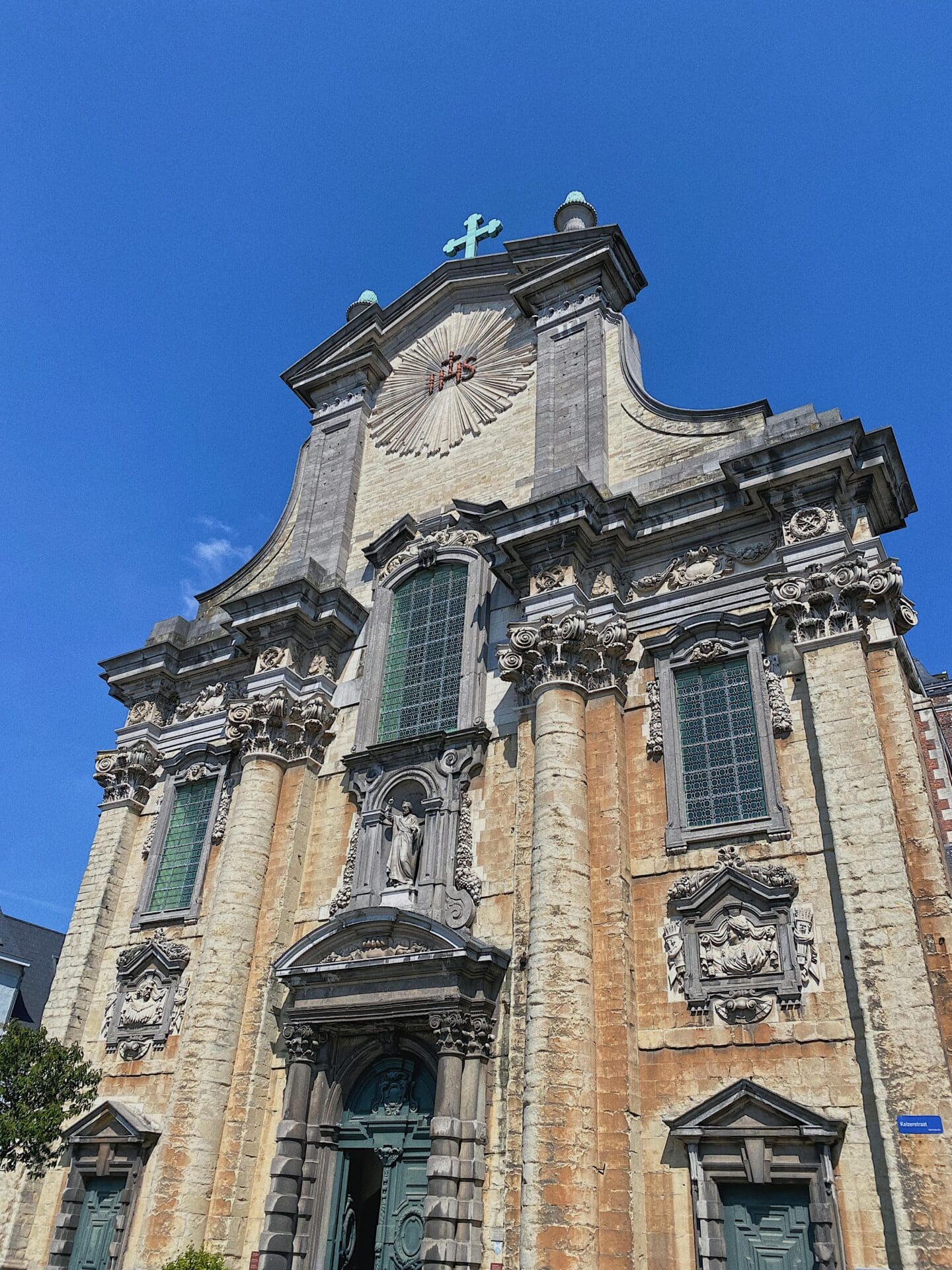 Facade of the Saint Peter and Paul Church in Mechelen
